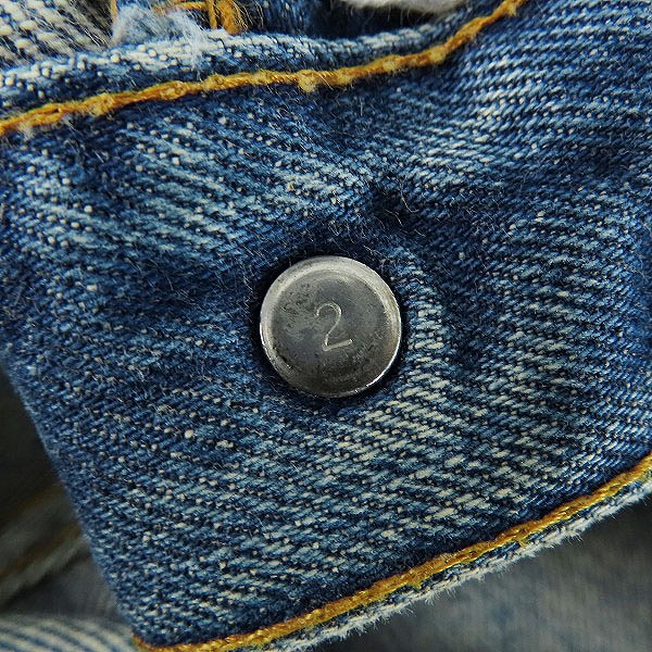 実際に弊社で買取させて頂いたLEVI'S/リーバイス ヴィンテージ 517-0217 刻印2 ジップフライ デニムパンツの画像 7枚目