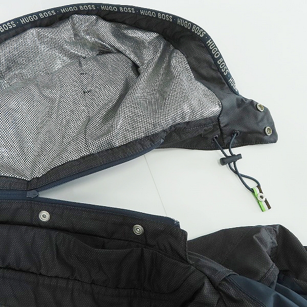 実際に弊社で買取させて頂いたHUGO BOSS/ヒューゴ・ボス フードジャケット/ダークネイビー/XLの画像 8枚目