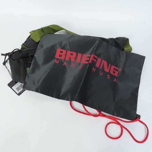 実際に弊社で買取させて頂いたBRIEFING/ブリーフィング ウエストポーチ/ボディバッグ BRF193219-010の画像 6枚目