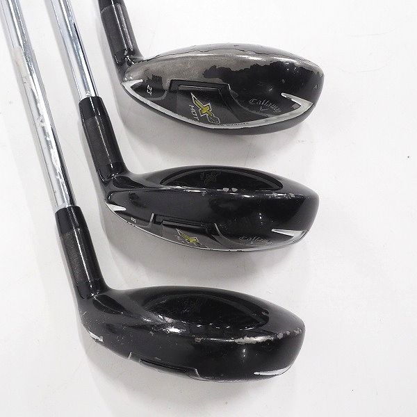 実際に弊社で買取させて頂いたCallaway/キャロウェイ X2 HOT Pro ユーティリティ 16°,18°,23° 3本セット N.S.PRO 950GH FLEX:S ヘッドカバー付きの画像 4枚目