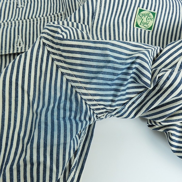 実際に弊社で買取させて頂いた(2)SUGAR CANE/シュガーケーン ヒッコリー ベイカー ショートパンツ SC51407/36の画像 6枚目