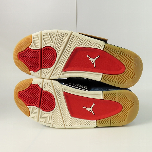 実際に弊社で買取させて頂いた【未使用】NIKE×LEVIS/ナイキ×リーバイス AIR JORDAN 4 RETRO NRG/AO2571-401/26.5の画像 2枚目