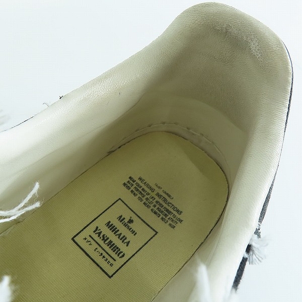 実際に弊社で買取させて頂いたMIHARA YASUHIRO/ミハラヤスヒロ  オリジナルソールスニーカー A06FW704/42の画像 4枚目