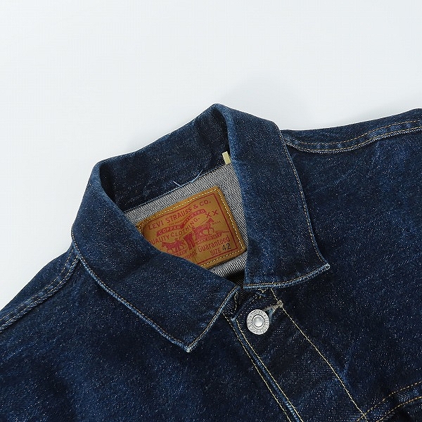 実際に弊社で買取させて頂いたLevis/リーバイス 507XX ビッグE DENIM JKT 2nd MODEL/デニムジャケット 70507-0062/42の画像 6枚目