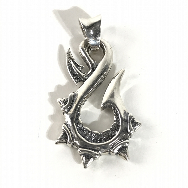 実際に弊社で買取させて頂いたTRAVIS WALKER/トラヴィスワーカー ドラゴンテイルペンダント/チェーン付きの画像 4枚目