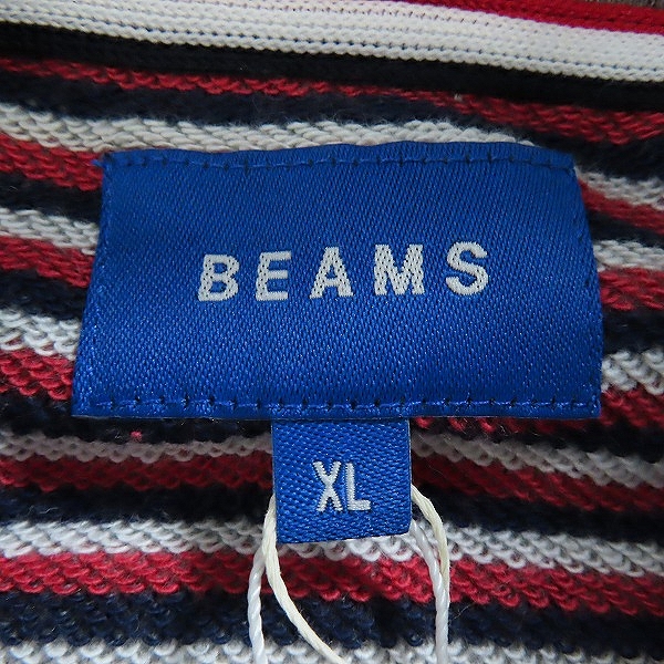 実際に弊社で買取させて頂いた【未使用】BEAMS/ビームス ジップアップパーカー/XLの画像 2枚目