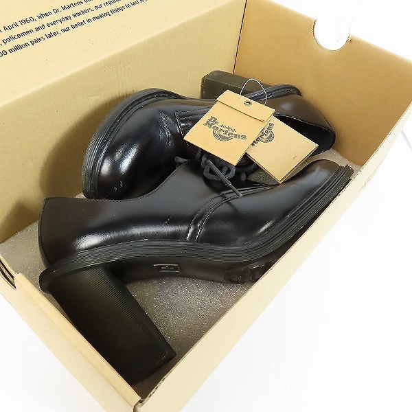 実際に弊社で買取させて頂いたDr.Martens/ドクターマーチン JINELLE/ジャネル 3ホール ヒールパンプス 14393002/UK5の画像 8枚目