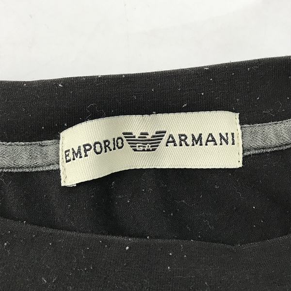 実際に弊社で買取させて頂いたEMPORIO ARMANI/エンポリオ アルマーニ ロゴ ロングTシャツ Lの画像 2枚目