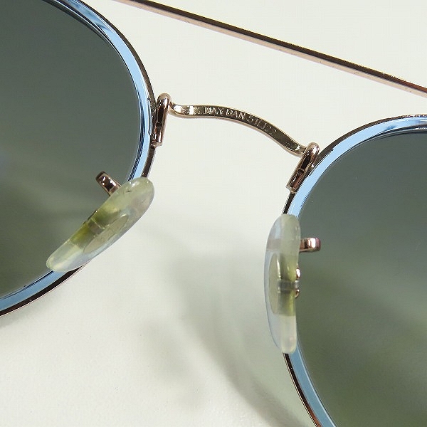 実際に弊社で買取させて頂いたRay-Ban/レイバン Round Double Bridge サングラス/アイウェア RB3647-Nの画像 4枚目