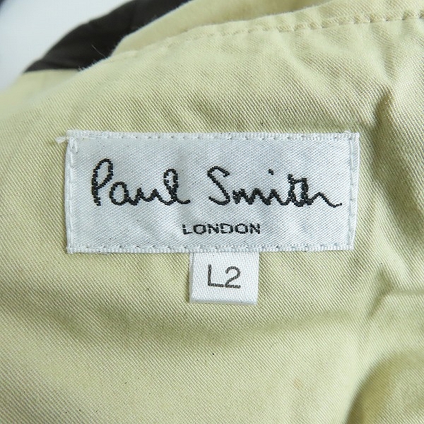 実際に弊社で買取させて頂いたPaul Smith LONDON/ポールスミス ロンドン レザー 2B ジャケット/L2の画像 2枚目