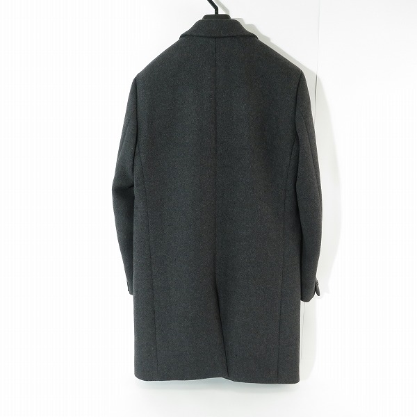 実際に弊社で買取させて頂いたnano universe/ナノユニバース SUPER140's チェスターコート 668-0215001 /Mの画像 1枚目