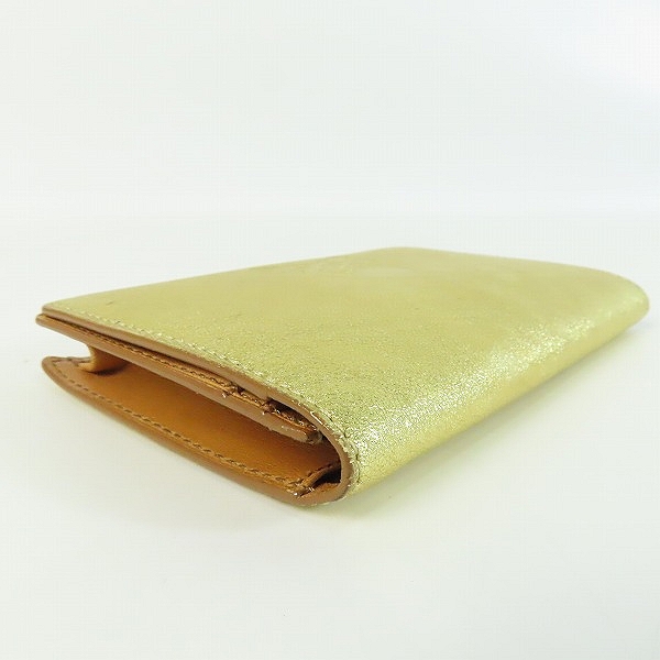 実際に弊社で買取させて頂いたmastermind JAPAN/マスターマインドジャパン カードケース 名刺入れ ゴールドの画像 2枚目