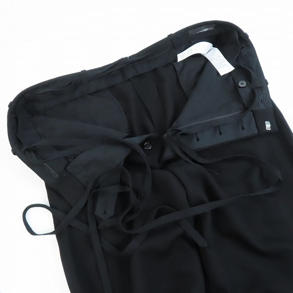 実際に弊社で買取させて頂いたANN DEMEULEMEESTER/アンドゥムルメステール BONNE SLOUCHY MODAL TROUSERS/トラウザーパンツ 2102-M-TR12-190-099/XSの画像 7枚目