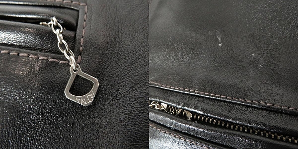 実際に弊社で買取させて頂いたBUCO/ブコ THE REAL McCOY'S/リアルマッコイズ HORSE HIDE/ホースハイド J-100 シングルライダースジャケット/42の画像 6枚目