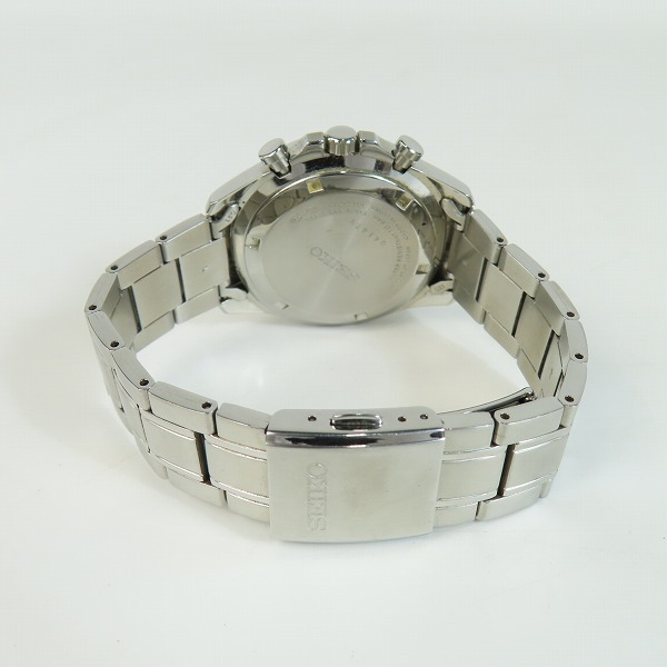 実際に弊社で買取させて頂いたSEIKO /セイコー スピリット クロノグラフ メンズ クォーツ SBTR013/8T63-00DOの画像 2枚目