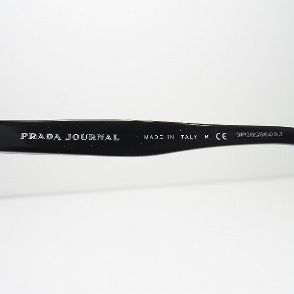 実際に弊社で買取させて頂いた(3)PRADA JOURNAL/プラダ ジャーナル メガネフレーム アイウェア VPR07T-F ブラックの画像 5枚目