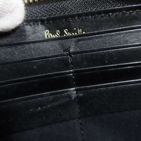 実際に弊社で買取させて頂いたPaul Smith/ポールスミス ラウンドジップ 長財布/ウォレットの画像 6枚目