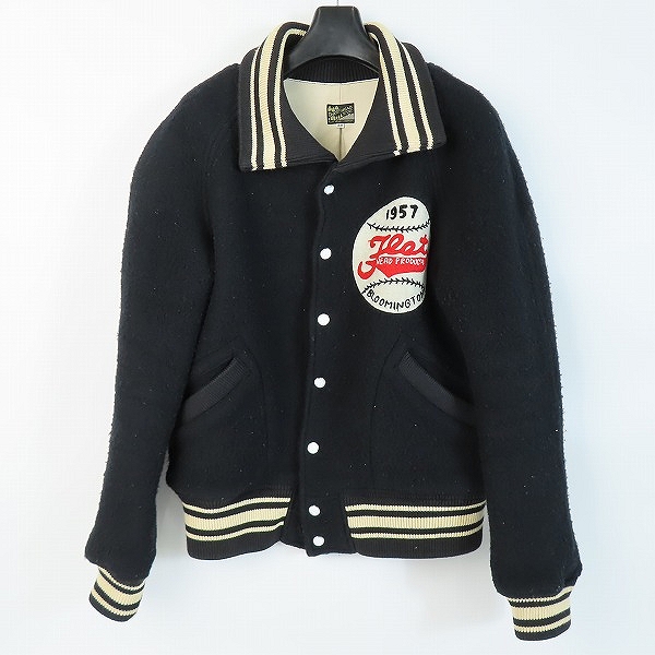 実際に弊社で買取させて頂いたTHE FLAT HEAD/フラットヘッド スタジャン/38