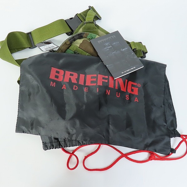 実際に弊社で買取させて頂いたBRIEFING/ブリーフィング フライトライトドロップポーチ BRF113219の画像 6枚目