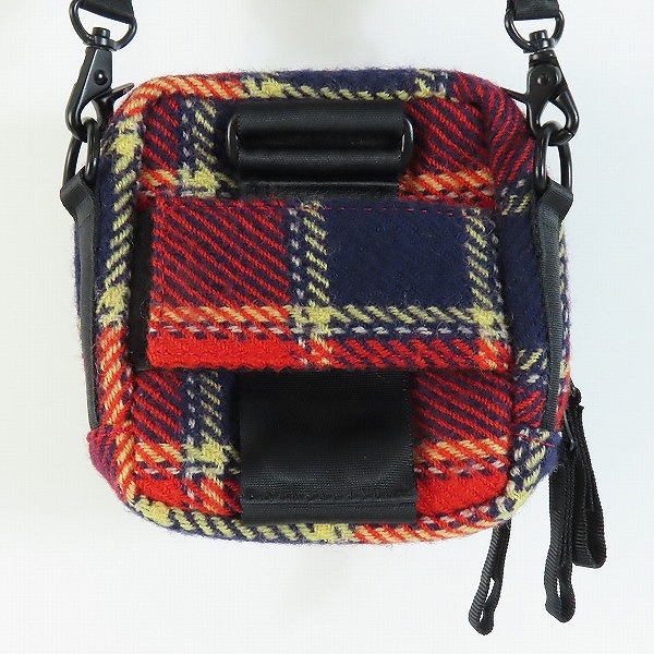 実際に弊社で買取させて頂いたJUNYA WATANABE MAN COMME des GARCONS×PORTER/コムデギャルソン×ポーター チェック柄 ショルダーポーチの画像 1枚目