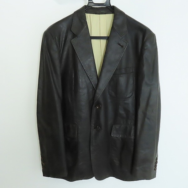 実際に弊社で買取させて頂いたPaul Smith LONDON/ポールスミス ロンドン レザー 2B ジャケット/L2