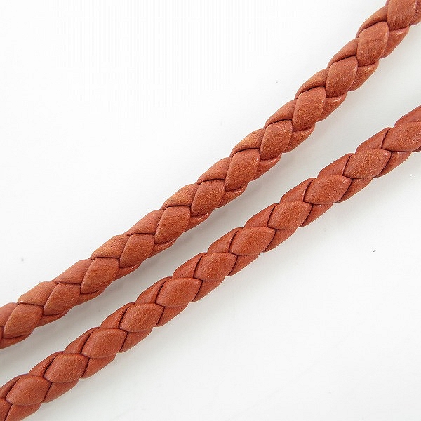 実際に弊社で買取させて頂いたBottega Veneta/ボッテガヴェネタ イントレチャート レザー 紐ベルトの画像 1枚目