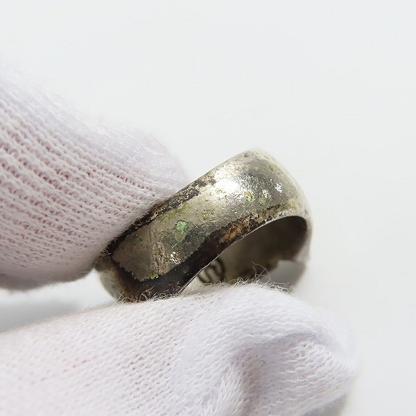 実際に弊社で買取させて頂いたUNDERCOVER/アンダーカバー SV925 ダイヤ ボーン リング/13.5-15号の画像 7枚目