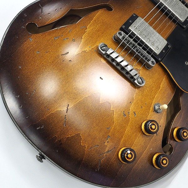 実際に弊社で買取させて頂いた★Ibanez/アイバニーズ AMV10A-TCL Artcore Vintage Series セミアコ/エレキギター ヴィンテージ加工の画像 6枚目