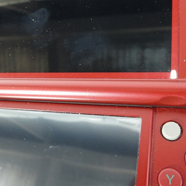 実際に弊社で買取させて頂いた任天堂/Nintendo Newニンテンドー3DS LL メタリックレッド RED-001 本体【簡易動作確認済】の画像 2枚目