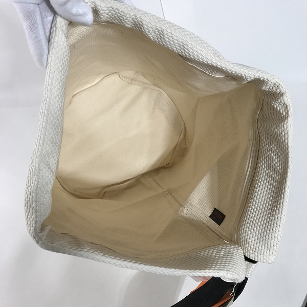 実際に弊社で買取させて頂いた【未使用】BEAMS/ビームス 三河木綿 一本背負い バッグ 56-61-0147-689-05-88の画像 5枚目