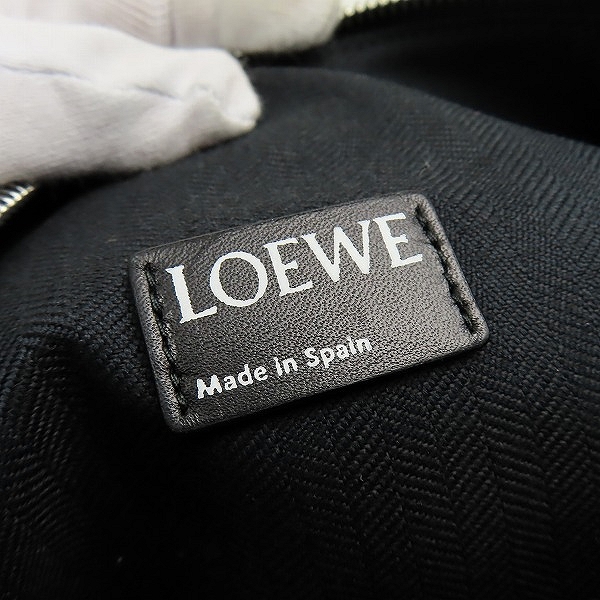 実際に弊社で買取させて頂いたLOEWE/ロエベ アナグラム オールレザー ハンドバッグ キュービー型の画像 5枚目