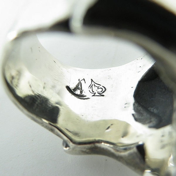 実際に弊社で買取させて頂いたTHIRTEEN DESIGNS/サーティーンデザインズ スカルリング 21号-22号の画像 6枚目