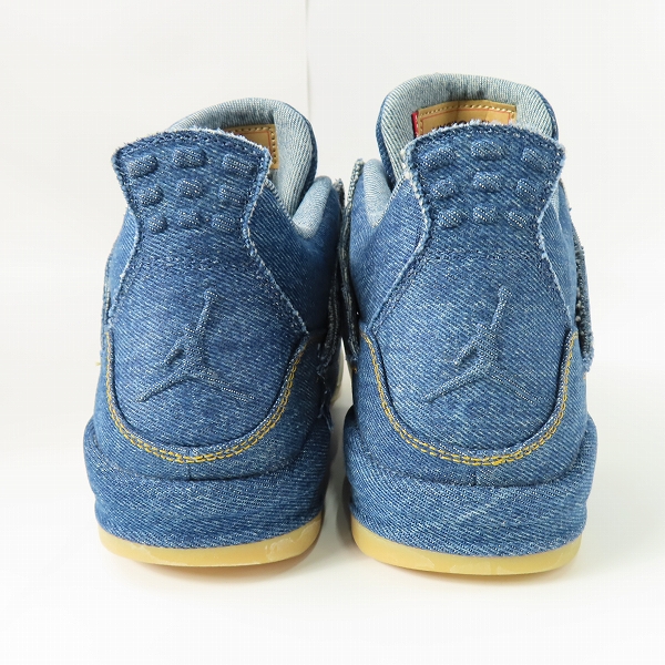 実際に弊社で買取させて頂いた【未使用】NIKE×LEVIS/ナイキ×リーバイス AIR JORDAN 4 RETRO NRG/AO2571-401/26.5の画像 1枚目