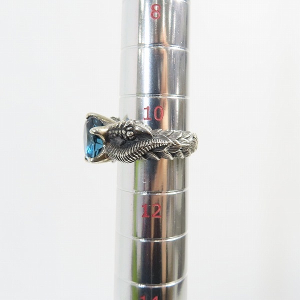 実際に弊社で買取させて頂いたBloody Mary/ブラッディマリー noah/ノアリング ロンドンブルートパーズ 11号の画像 8枚目