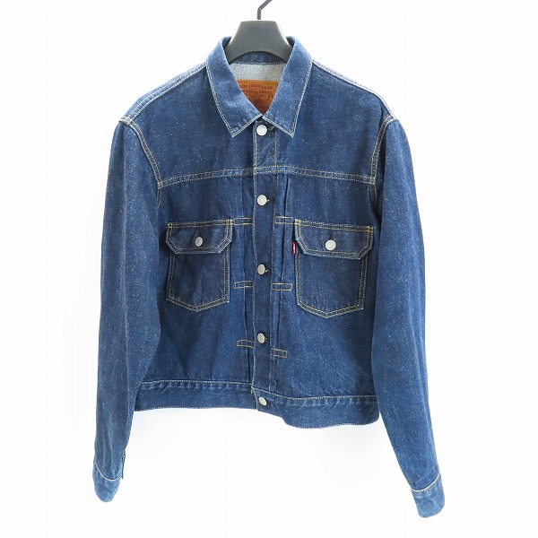 実際に弊社で買取させて頂いたLEVI'S/リーバイス 71507XX 復刻 ボタン裏J22 ビッグE セカンド モデル デニムジャケット Gジャン/40