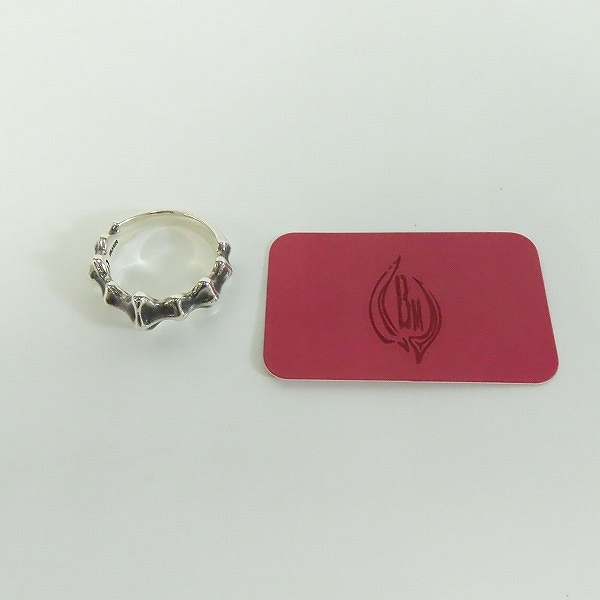 実際に弊社で買取させて頂いた【ワランティ付き】Bloody Mary/ブラッディマリー Void/ヴォイド シルバー リング/19号の画像 6枚目