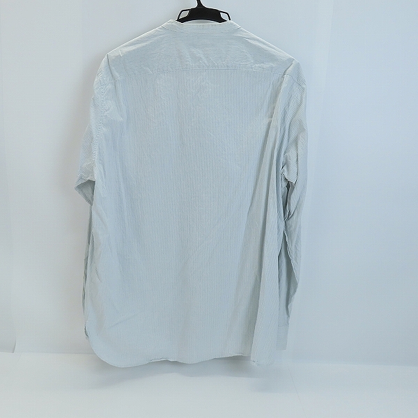 実際に弊社で買取させて頂いたships/シップス ストライプノーカラーシャツ/Lの画像 1枚目