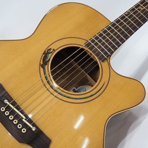 実際に弊社で買取させて頂いた★【難有り】Takamine/タカミネ SANTA FE LTD97 エレアコ/アコースティックギター 限定モデル ハードケース付の画像 5枚目