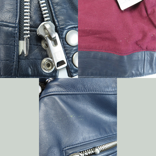 実際に弊社で買取させて頂いたUNDERCOVERISM/アンダーカバーイズム アンダーカバー レザーダブルライダース G9202/0の画像 8枚目