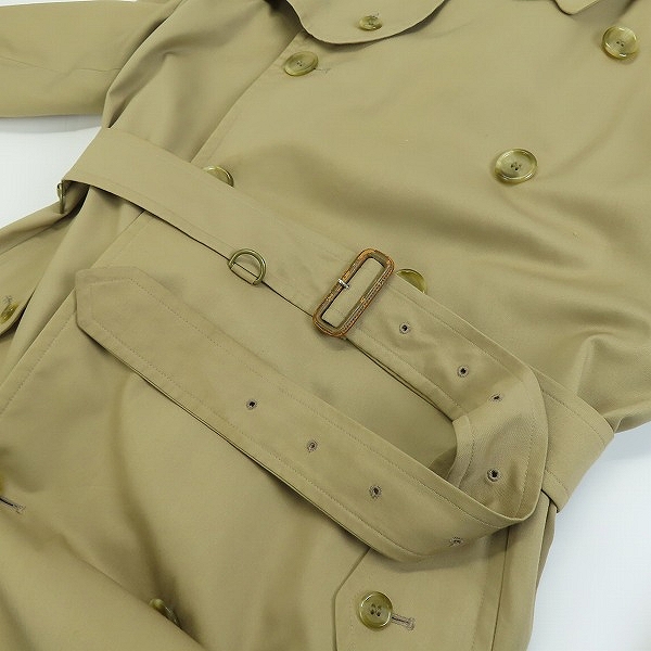 実際に弊社で買取させて頂いたburberry's/バーバリーズ  bloomingdale's 裏地チェック柄 トレンチコート 44の画像 5枚目