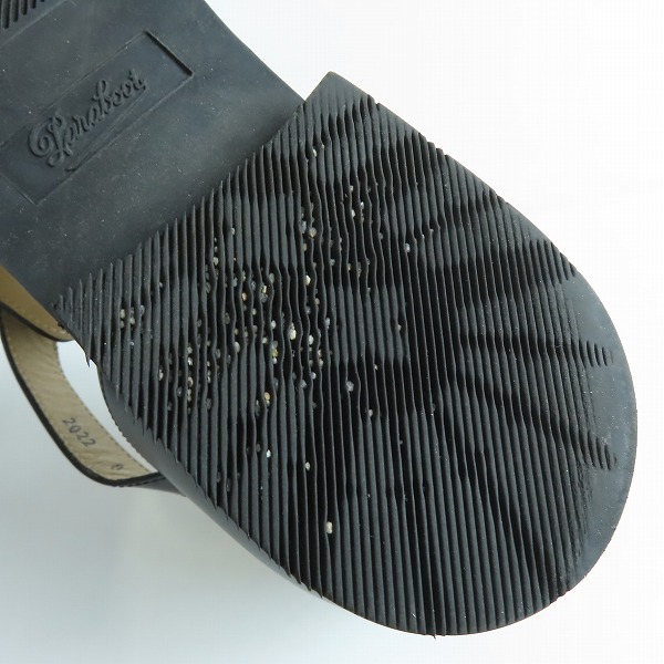 実際に弊社で買取させて頂いたPARABOOT/パラブーツ FERRET/フェレット レザー グルカサンダル ブラック /8の画像 7枚目