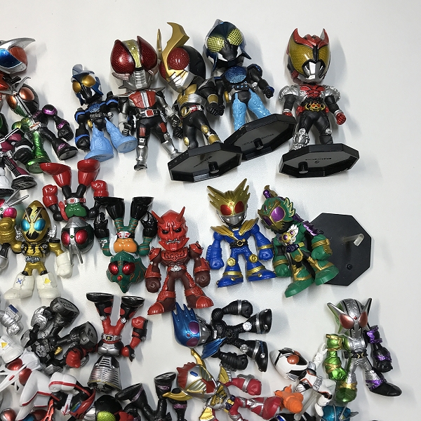 実際に弊社で買取させて頂いた【おまとめ】BANDAI/バンダイ BANPRESTO/バンプレスト WCF/THE仮面ライダーズ 他 1号/555/電王 等 食玩/フィギュアの画像 2枚目
