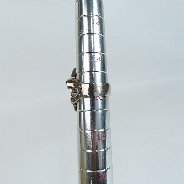 実際に弊社で買取させて頂いたCRAZY PIG/クレイジーピッグ ヘビー フレアーデリス フラットトップ リング/指輪 16号の画像 9枚目