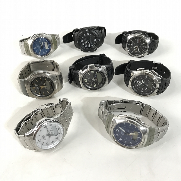 実際に弊社で買取させて頂いた【おまとめ/動作未確認】CASIO/カシオ WVA-430J/AQ-S800W/WVQ-400 等