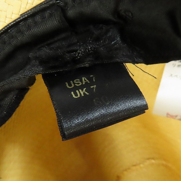 実際に弊社で買取させて頂いたBorsalino/ボルサリーノ 中折れハット リボン/7の画像 8枚目