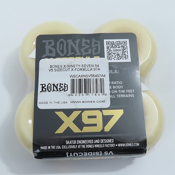 実際に弊社で買取させて頂いた【未開封】BONES/ボーンズ X-FORMULA エックスフォーミュラ 97A 54mm ウィールの画像 1枚目