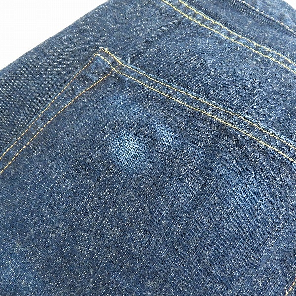 実際に弊社で買取させて頂いた(1)SUGAR CANE/シュガーケーン サマータイム ブルーデニム 1947モデル TYPEII ショートパンツ SC52013/36の画像 7枚目