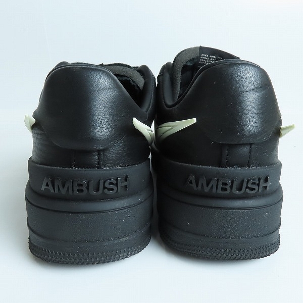 実際に弊社で買取させて頂いたNIKE×AMBUSH/ナイキ×アンブッシュ AIR FORCE 1 LOW SP/エア フォース 1 ロー スペシャル ブラック DV3464-001 /28.5の画像 1枚目