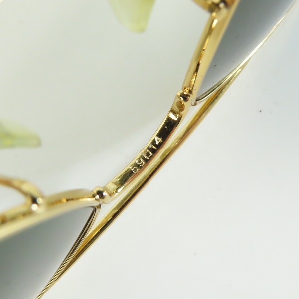 実際に弊社で買取させて頂いたRay-Ban/レイバン COCKPIT/コックピット サングラス/アイウェア RB3362 001の画像 8枚目