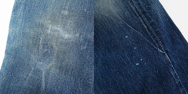 実際に弊社で買取させて頂いたLEVIS/リーバイス ドーム型ツープロング/均等V/片面ビッグE/隠しリベット/Vステッチ ベルトループセンター ヴィンテージ デニムの画像 7枚目